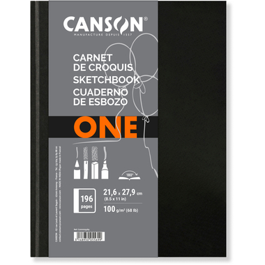 CANSON Art Book One 21x27,9cm 200005569 100 Blatt, gebunden