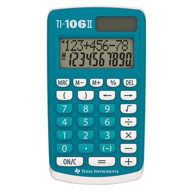 TEXAS INSTRUMENTS Schulrechner TI-106II 10-stellig blau/weiss