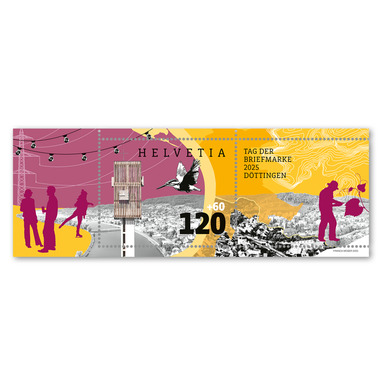 Stamp CHF 1.20+0.60 «Stamp Day 2025 Döttingen», Miniature Sheet