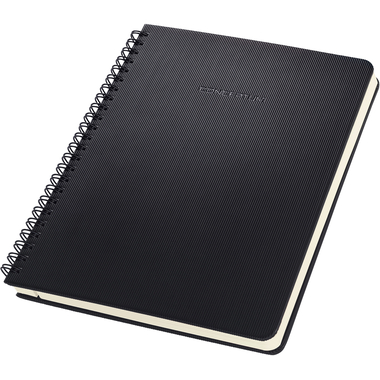 CONCEPTUM Taccuiono spirale A5 CO822 Softwave black,quadr.