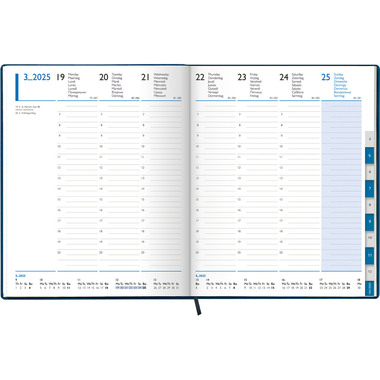 RIDOIDE TM Managertimer 2025 7008B2.25 1S/2P nero ML 20.8x25.8cm