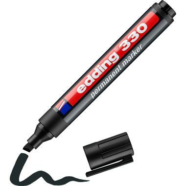 EDDING Permanent Marker 330 1-5mm 330-001 schwarz