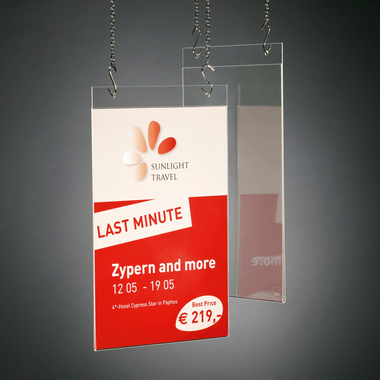 SIGEL Poche affiche A4 TA240 transparent