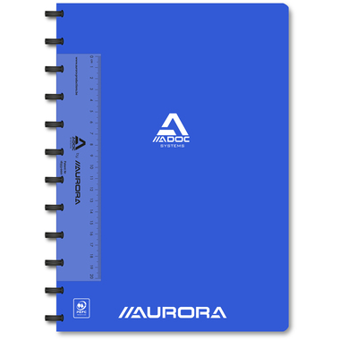 ADOC Cahier A4 6099.741 quadrillé bleu