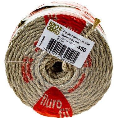 BAECHI Ficelle d'emballage Flurocord 411004505 225m, 3mm 500g