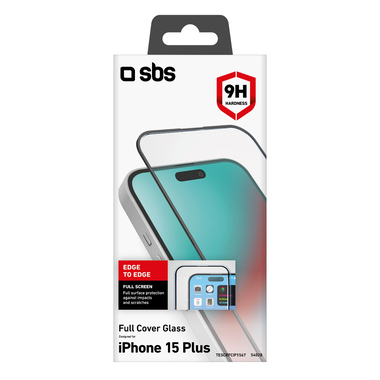 Protective glass film for iPhone 15 Plus | SBS