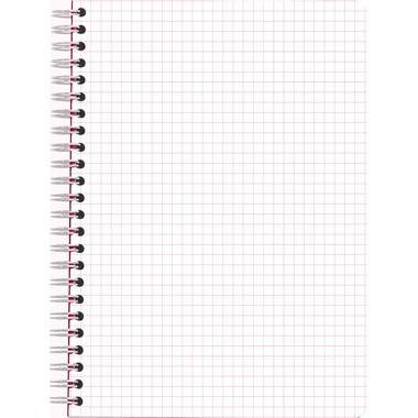RHODIA Blocco a spirale Couleurs A5 118115C rosso, quadri 60 fogli