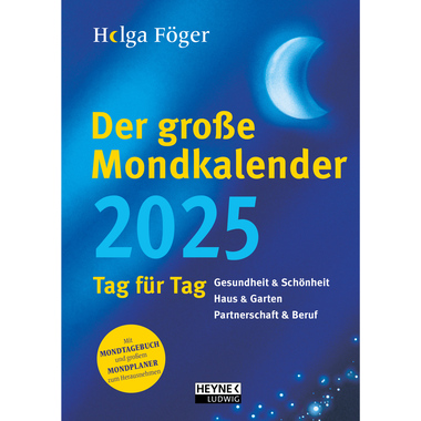 HEYNE Der grosse Mondkalender 2025 783453239388 1T/1S DE 17x24cm