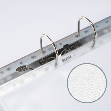 LEITZ Zeigetaschen PP A4 47900000 genarbt, 0,09mm 100 Stück