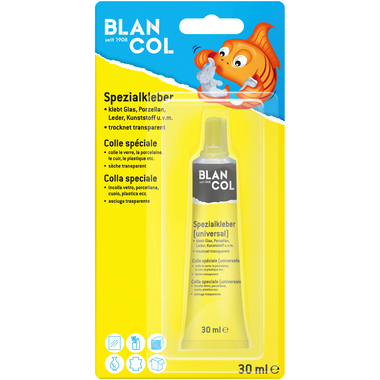 BLANCOL Spezialkleber 30g 32418 Glas, Porzellan, Leder