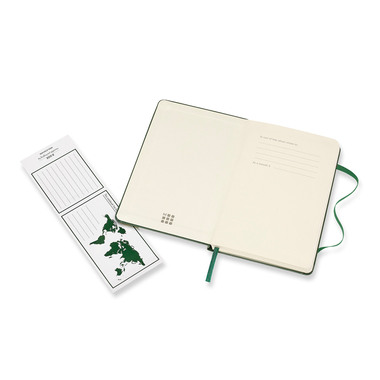 MOLESKINE Carnet HC P/A6 629025 lingé, vert, 192 pages