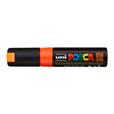 UNI-BALL Posca Marker 8mm PC8K F.ORANG fluo orange, Keilspitze