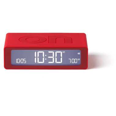 Lexon Sveglia Digitale Flip Mini Rossa