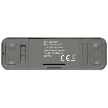 TFA Dostmann Sveglia Radio Twist Grigio