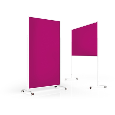 MAGNETOPLAN Design Tableau de Présent. VP 1181118 feutre, rose 1000x1800mm
