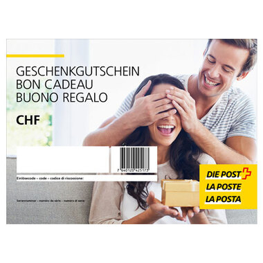 Geschenkgutschein Post free