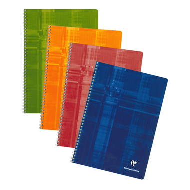CLAIREFONTAINE Taccuino spirale ass. A4 68142 5mm 50 fogli