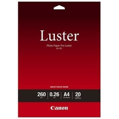 CANON Photo Paper Pro Luster A4 LU101A4 InkJet, 260g 20 fogli