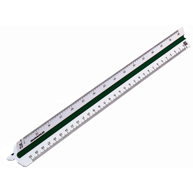 RUMOLD Dreikant-Massstab 150 30cm 150/6/30 Vermessung 6