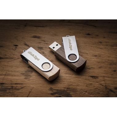 DISK2GO USB-Stick wood 8GB 30006660 USB 2.0