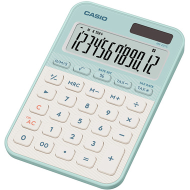CASIO Taschenrechner MS-20YC hellgrün