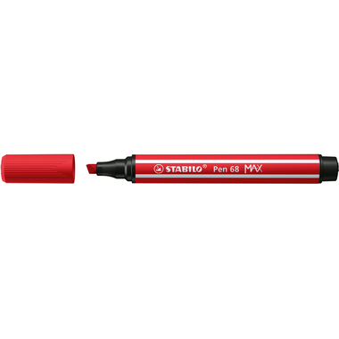 STABILO Fasermaler Pen 68 MAX 2+5mm 768/48 karminrot