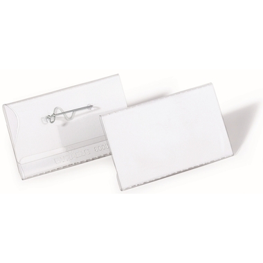 DURABLE Namensschilder 860819 mit Nadel 40x75mm 10 Stk.