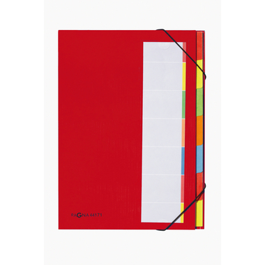 PAGNA Deskorganizer A4 44171-01 rouge 7 compart.