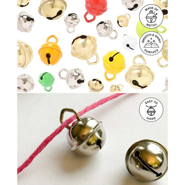 I AM CREATIVE Glöckchen 11mm 1521.11 gold, mit Öse 10 Stück