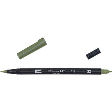 TOMBOW Dual Brush Pen ABT 228 graugrün