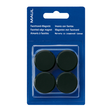 MAUL Calamita 30mm 6177290 black 4 pezzi