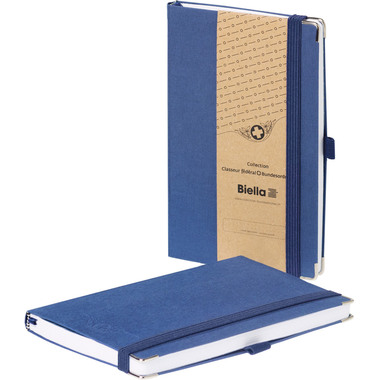 BIELLA Carnet Sketch 195x125mm CB0000607U bleu foncé Points 5mm, 192 p.