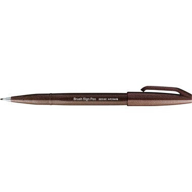 PENTEL Brush Sign Pen SES15C-E3X dunkelbraun