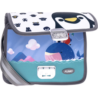 FUNKI Sac pour l'école kids blanc S6020.007 PenginMin. 26x20x70cm