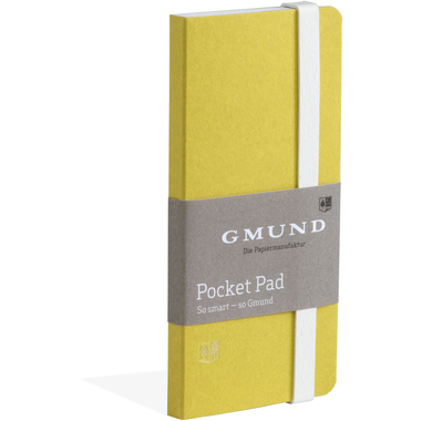 GMUND Pocket Pad 6.7x13.8cm 38763 lime, blanko 100 pagine