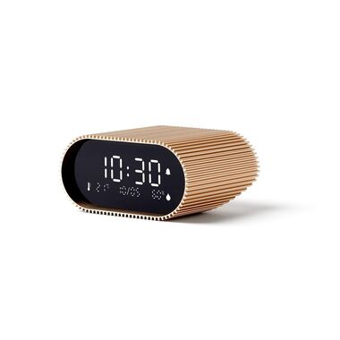 Lexon Digital Alarm Clock Ray Gold
