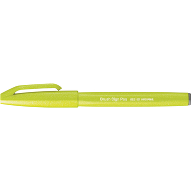 PENTEL Brush Sign Pen SES15C-K2X limonengrün