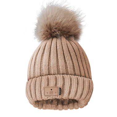 Le bonnet à pompon pour écouter votre musique sans fils partout !