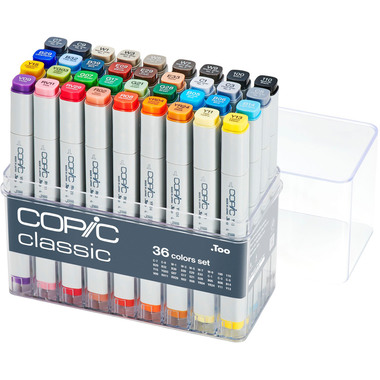 COPIC Marker Classic 20075158 Basis-Set, 36 pz.
