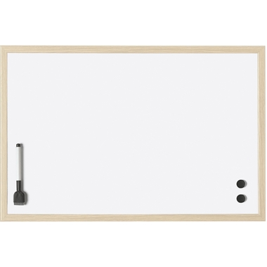 MAGNETOPLAN Whiteboard mit Holzrahmen 121926 Stahl 590x390mm