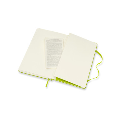 MOLESKINE Carnet HC L/A5 850888 en blanc,lime,208 p.