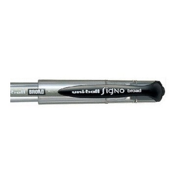UNI-BALL Signo Broad 1mm UM-153 BLACK noir