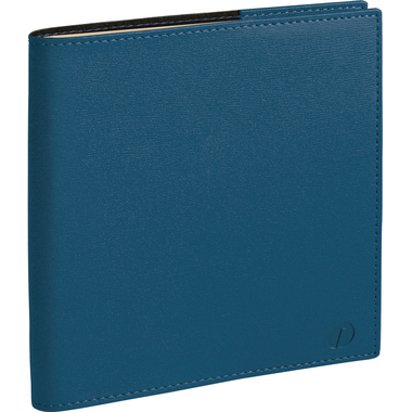 QUO-VADIS Agenda Soho Executif 2025 905462Q 1S/2P bleu acier AL 16x16cm
