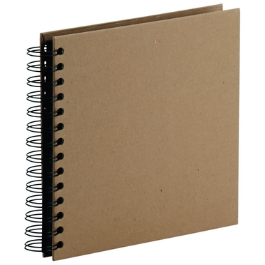 RÖSSLER Fotoalbum 1329452625 18x18cm, kraft/schwarz