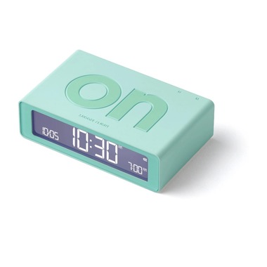 Lexon Flip Mini Mint Digital Alarm Clock