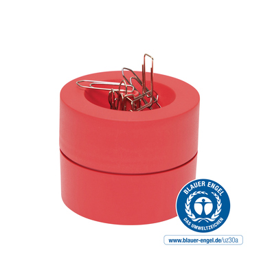 MAUL Klammernspender Eco MAULpro 4.30 7.3cm, rot, 15 Klammern