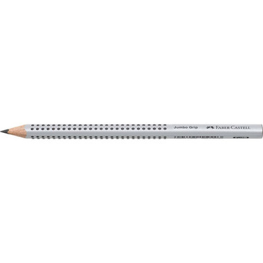 FABER-CASTELL Bleistift Jumbo Grip HB 111920 silber