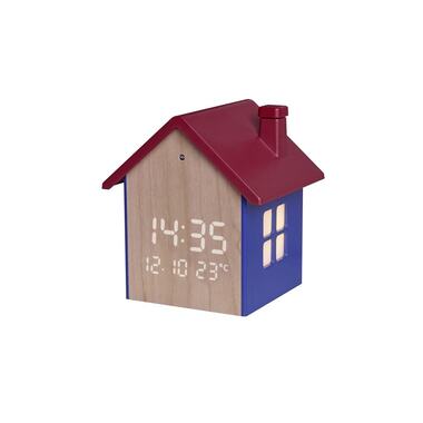 Sveglia digitale TFA Dostmann a forma di casetta
