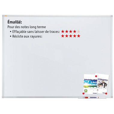FRANKEN Whiteboard SC2202SB X-tra!Line emailliert 60x90cm