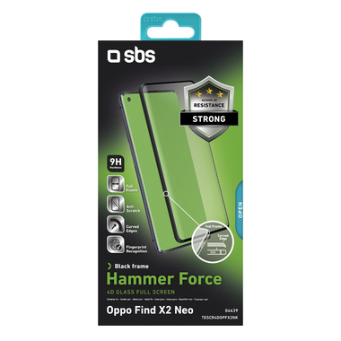 Verre protecteur 4D pour Oppo Find X2 Neo